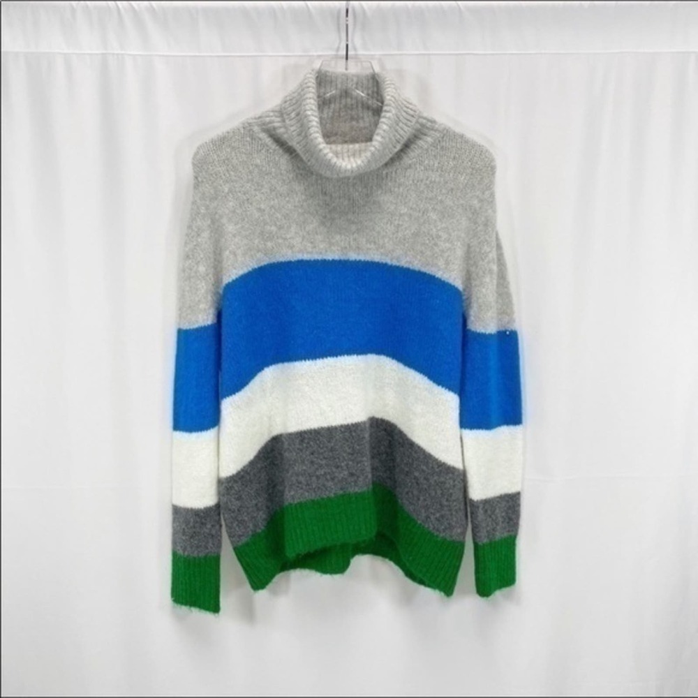 Vince Camuto Vivid Hues Peacock Turtleneck… - Picture 6 of 7
